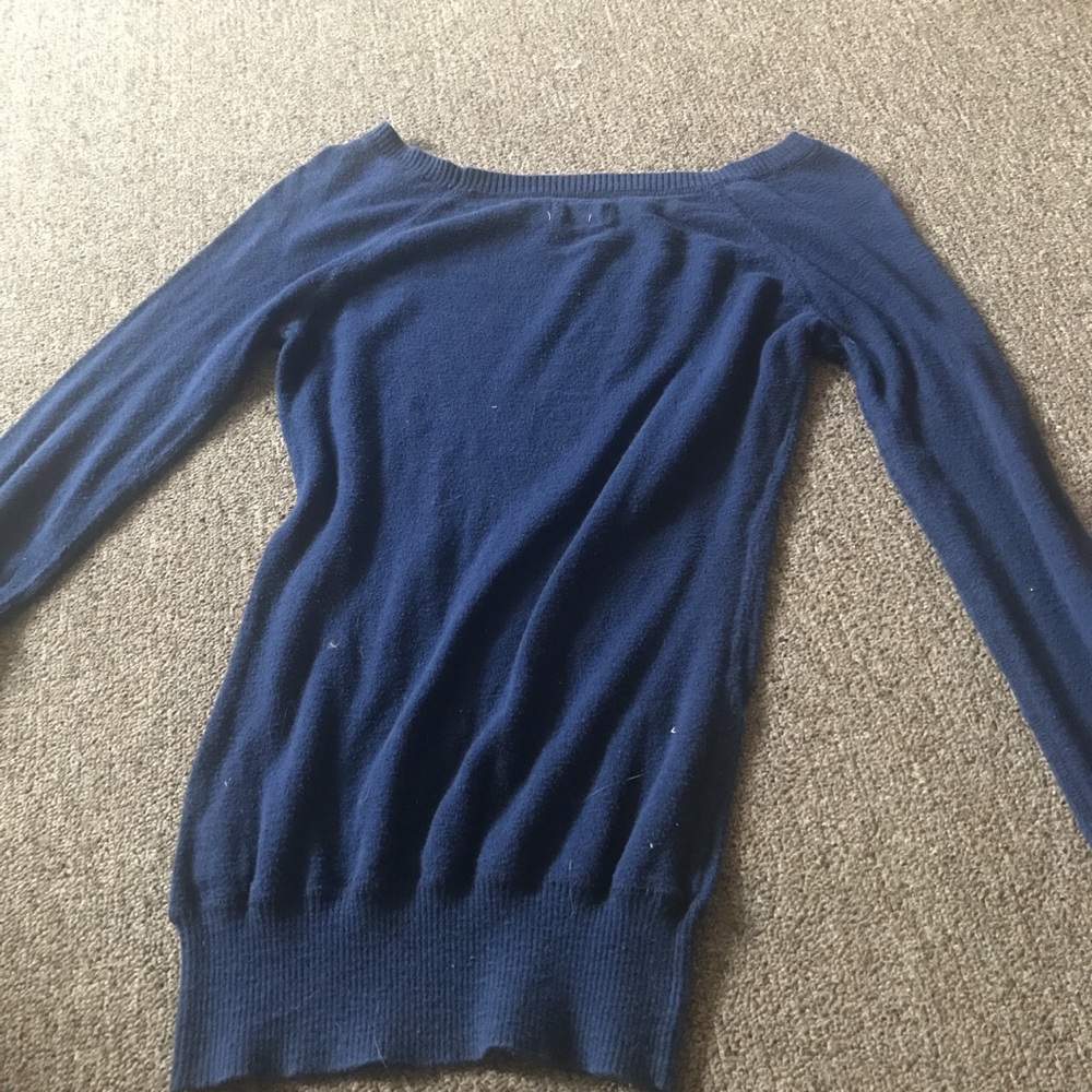 Blue thin sweater
